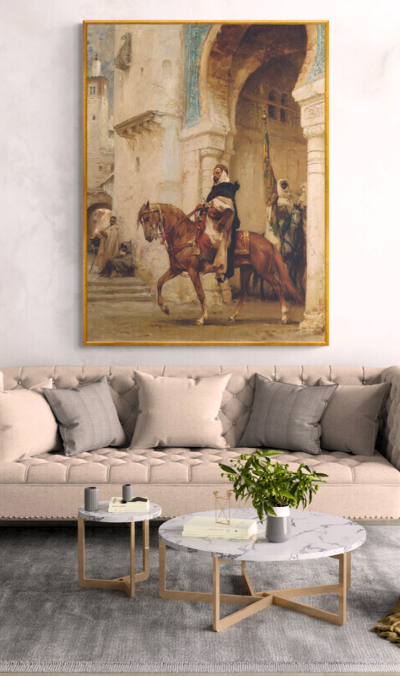 Tableau Chevalier Arabe