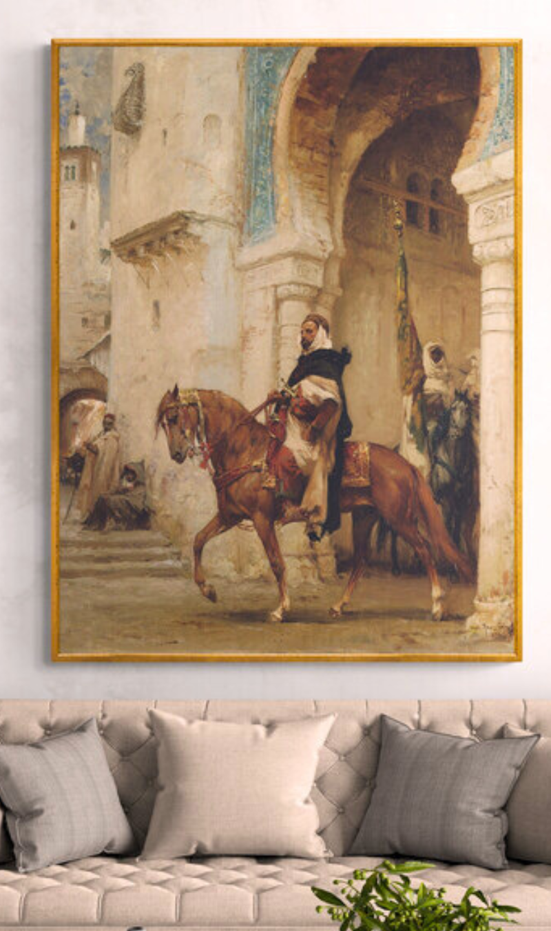 Tableau Chevalier Arabe