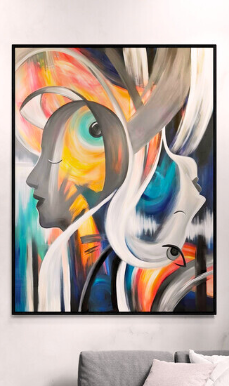 Tableau Abstraite Figurative