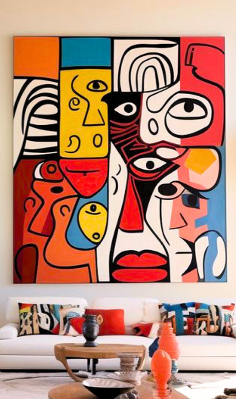 Tableau Abstrait Colors II
