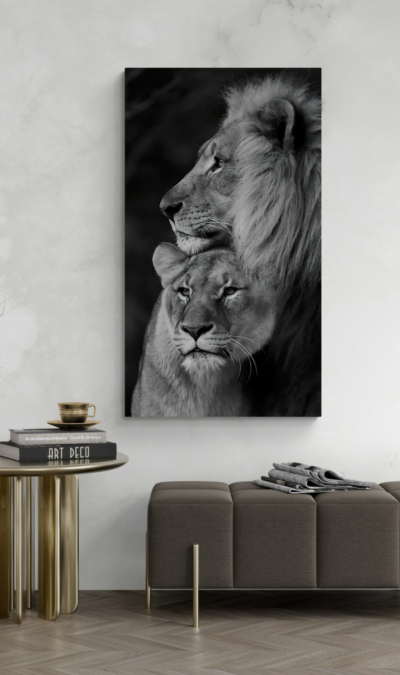 Tableau Lion