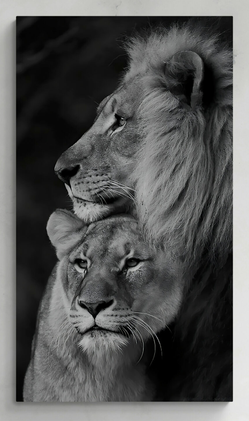 Tableau Lion