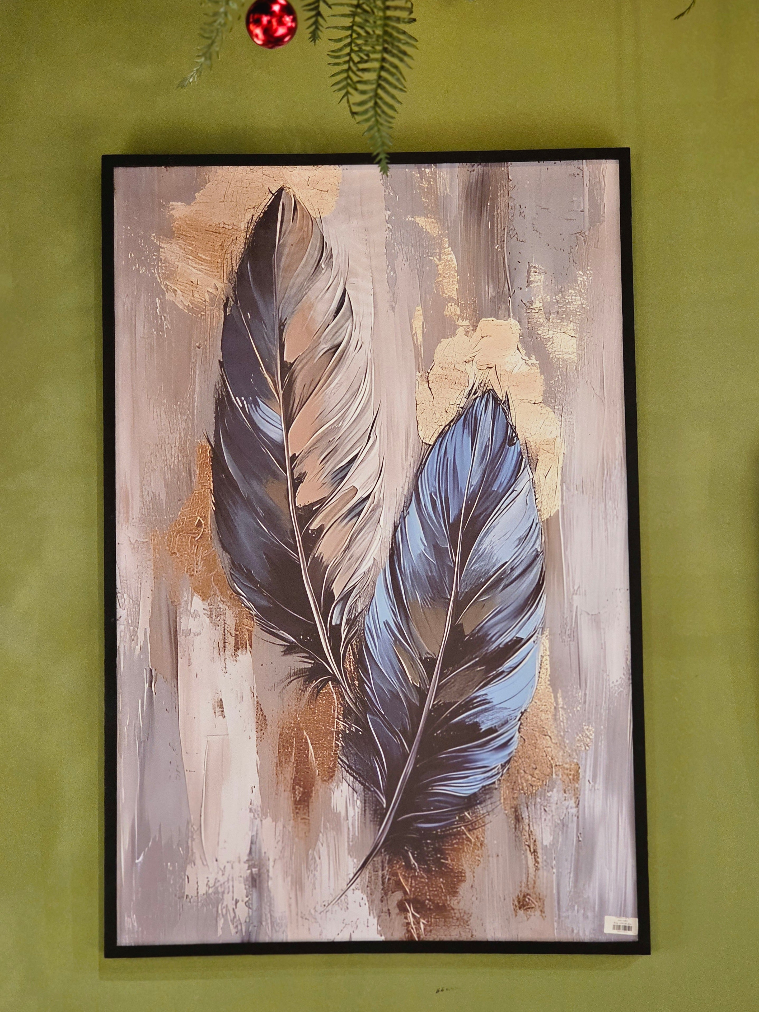 "Plumes Dorées - Duo Abstrait"