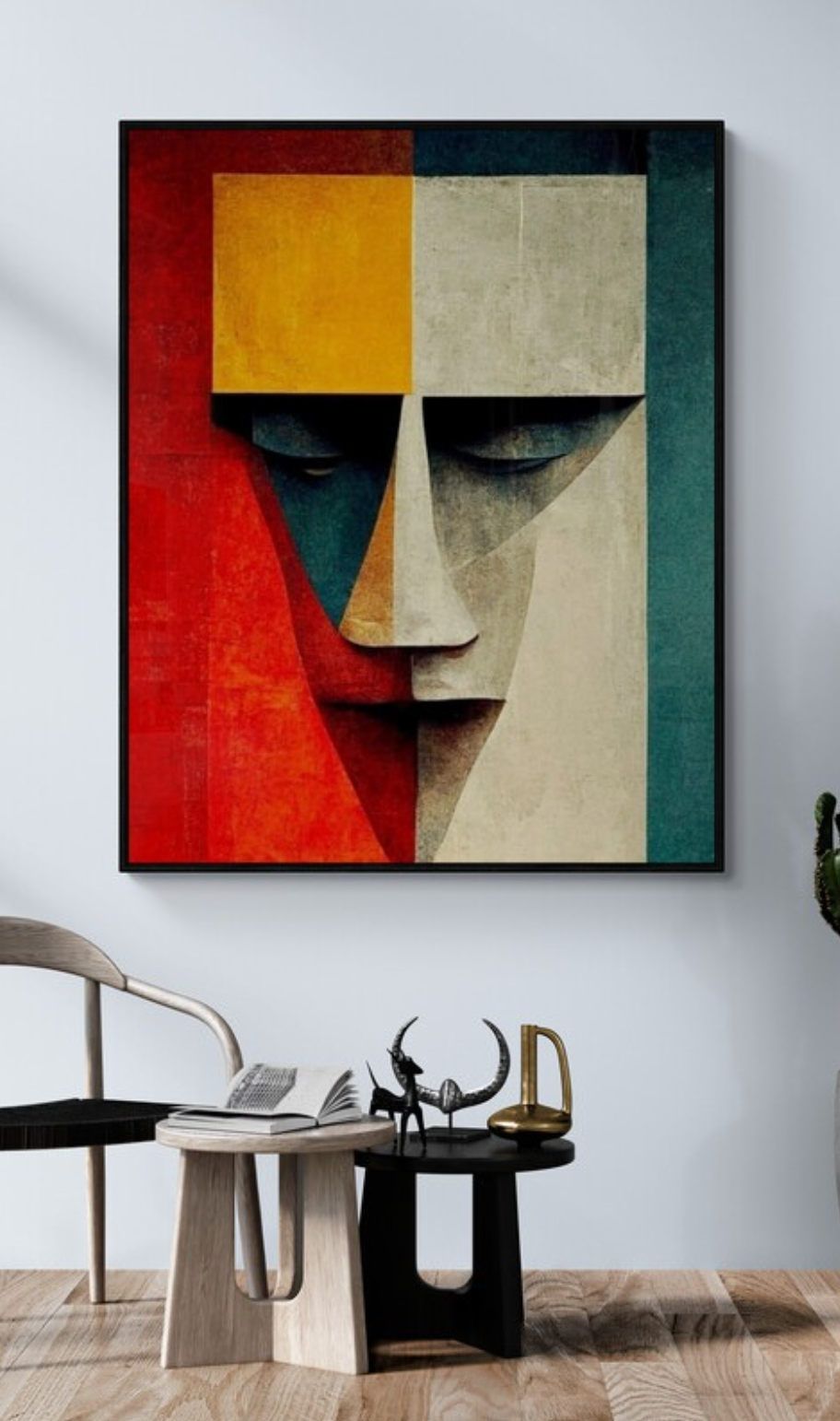 Tableau L’art Abstrait Hidden Face II