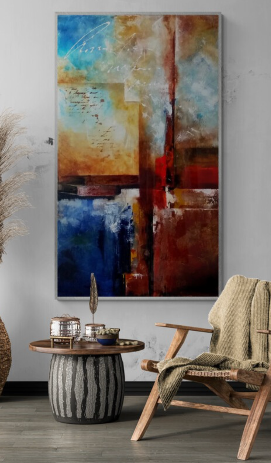 Tableau Abstrait Coloré