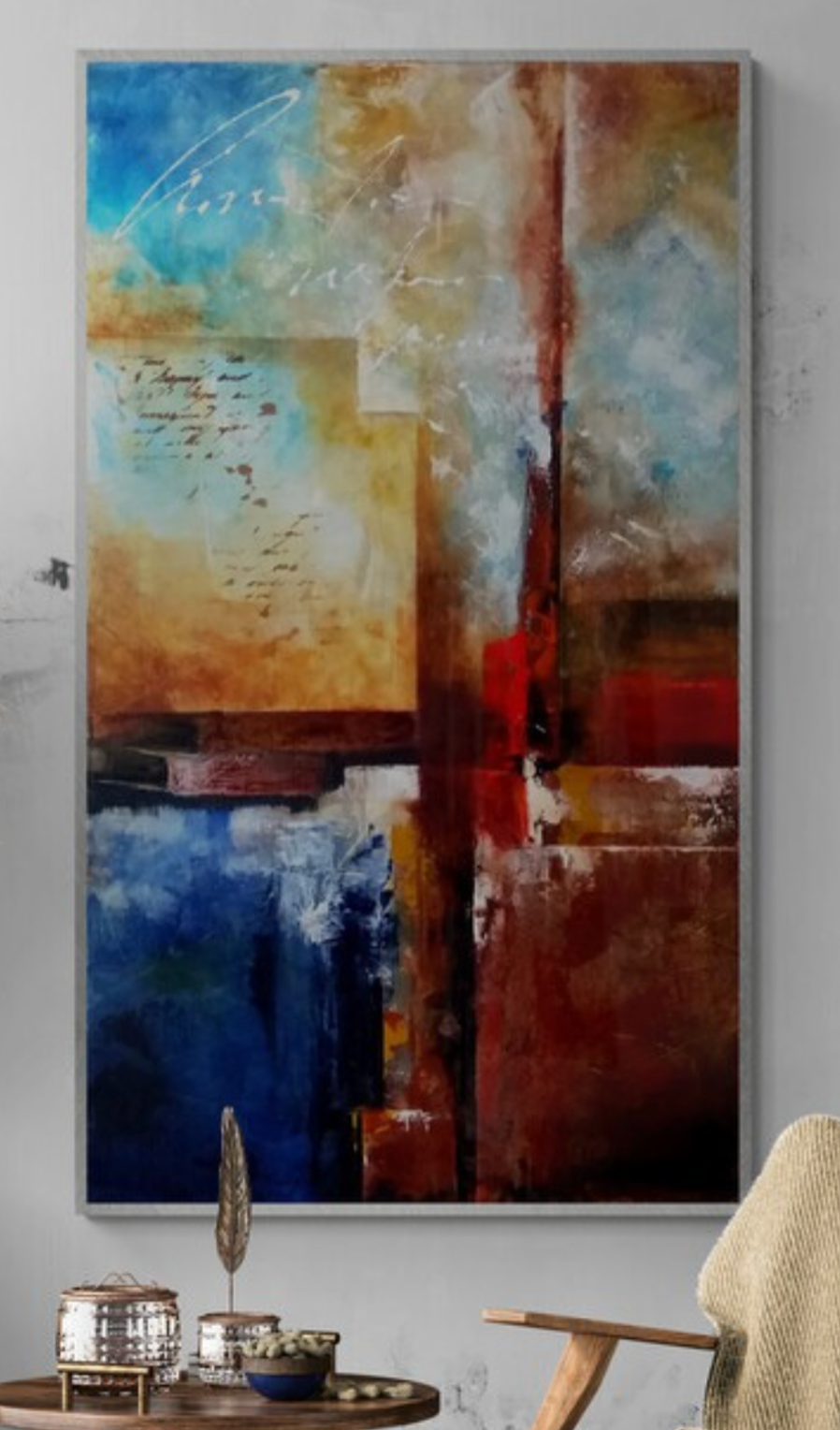 Tableau Abstrait Coloré