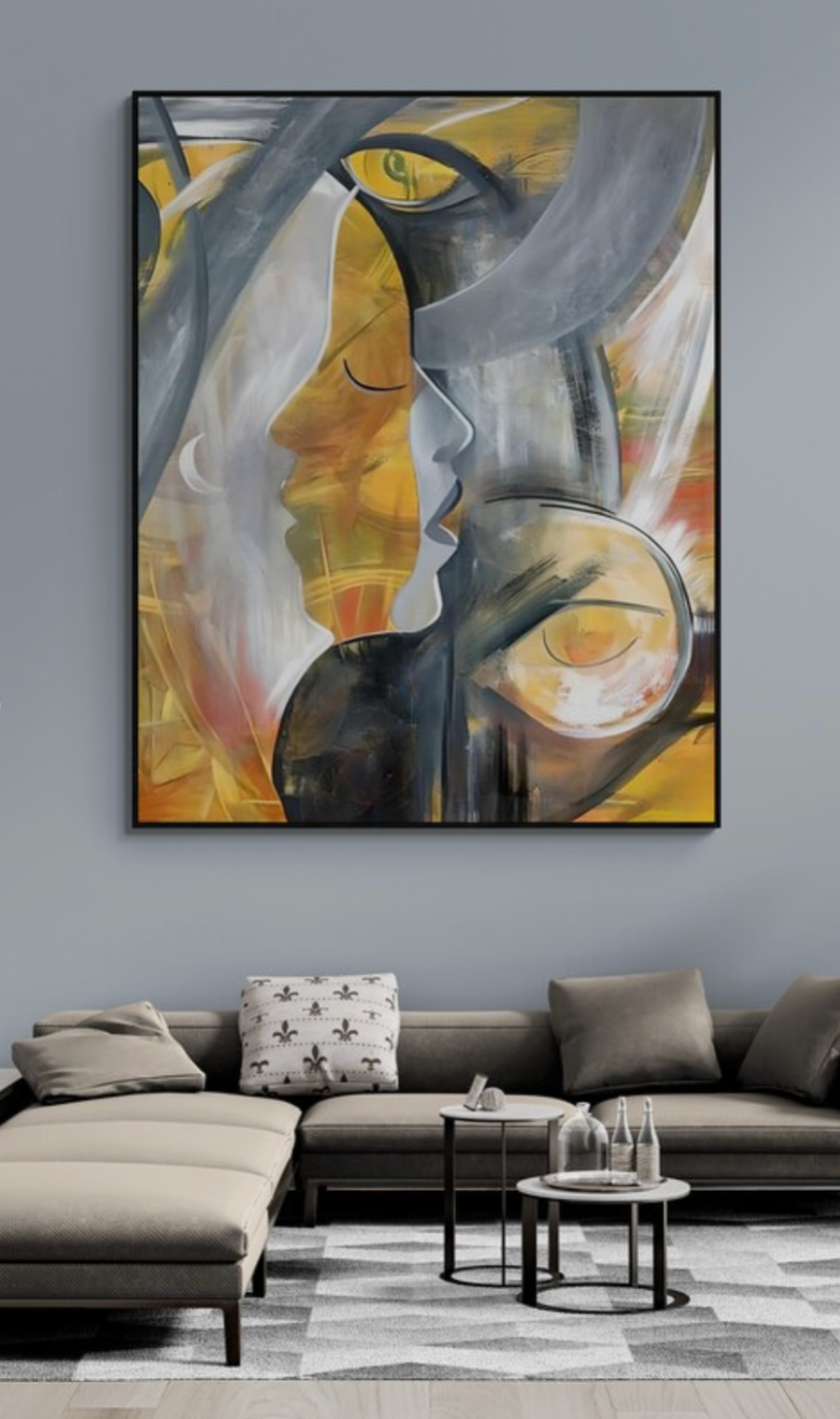 Tableau Abstract Face II