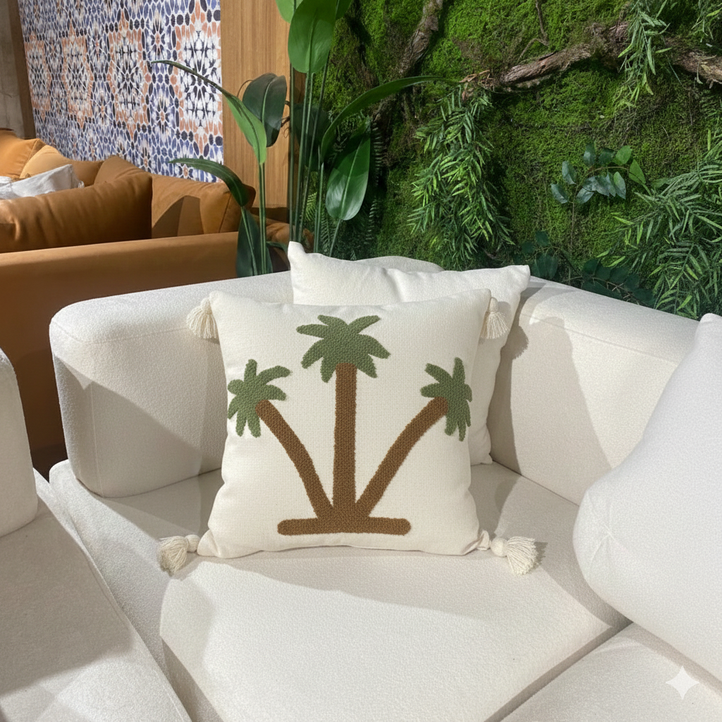 Coussin Oasis Tropicale