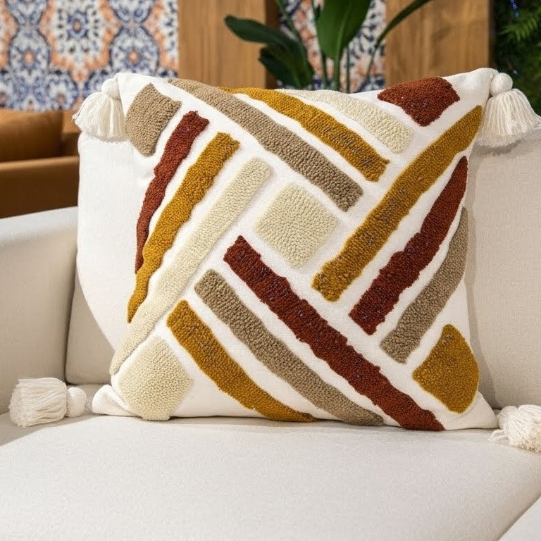 Coussin Chevron Terracotta