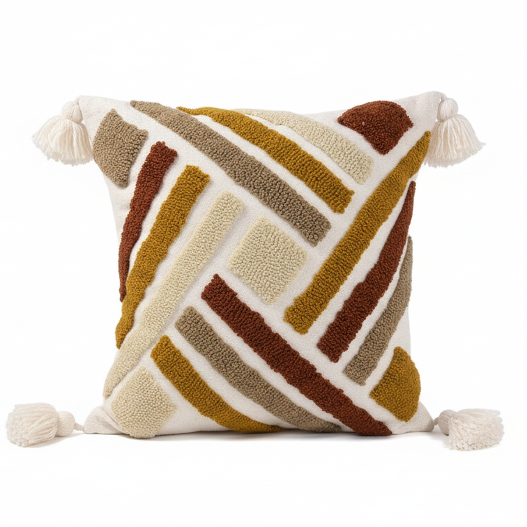 Coussin Chevron Terracotta