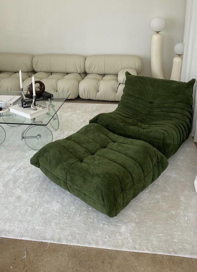 Canapé Sofa Compressé avec Pouf – Confort & Design