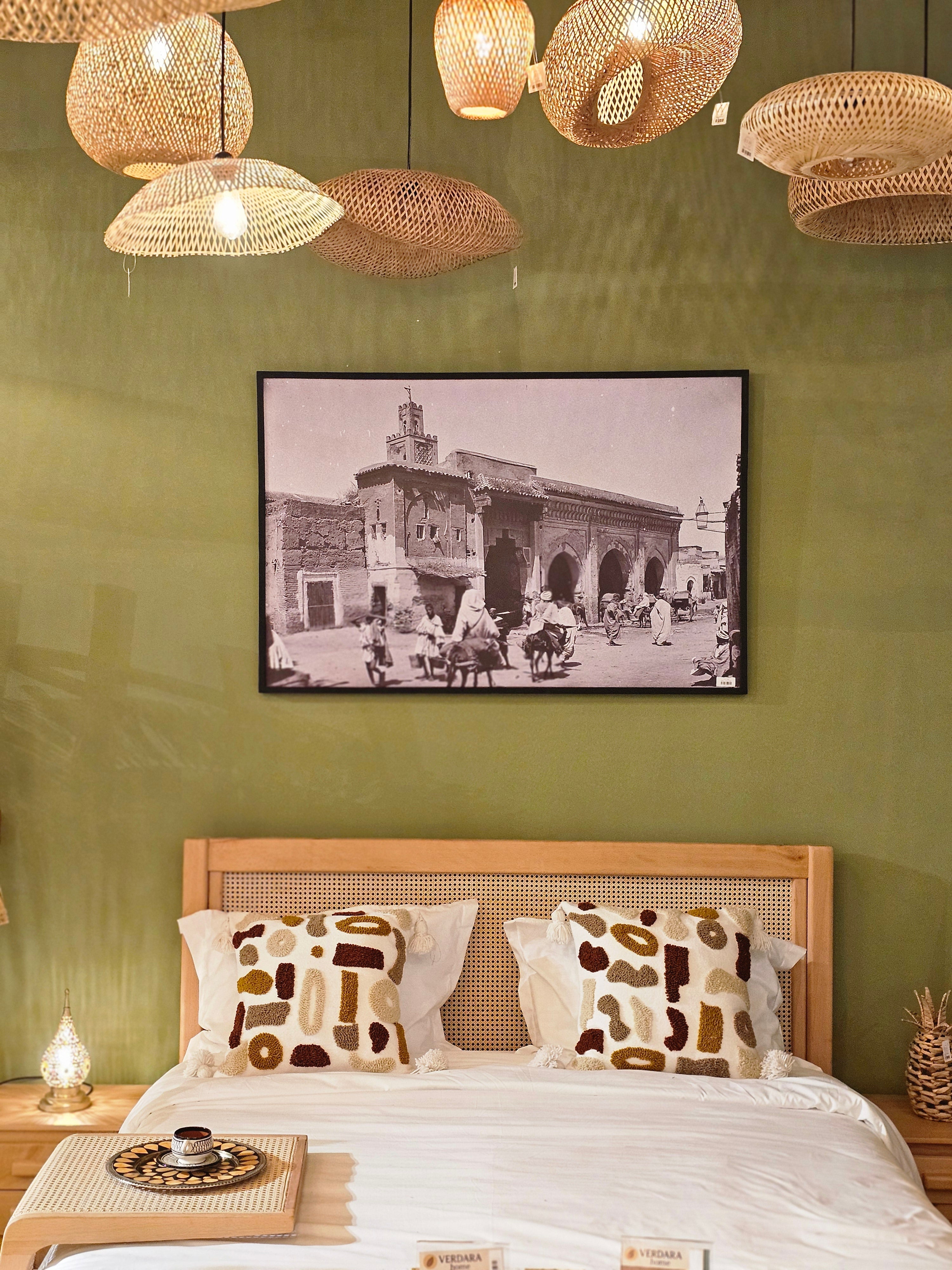 "Médina Historique - Tableau Sépia d'Architecture Orientale"