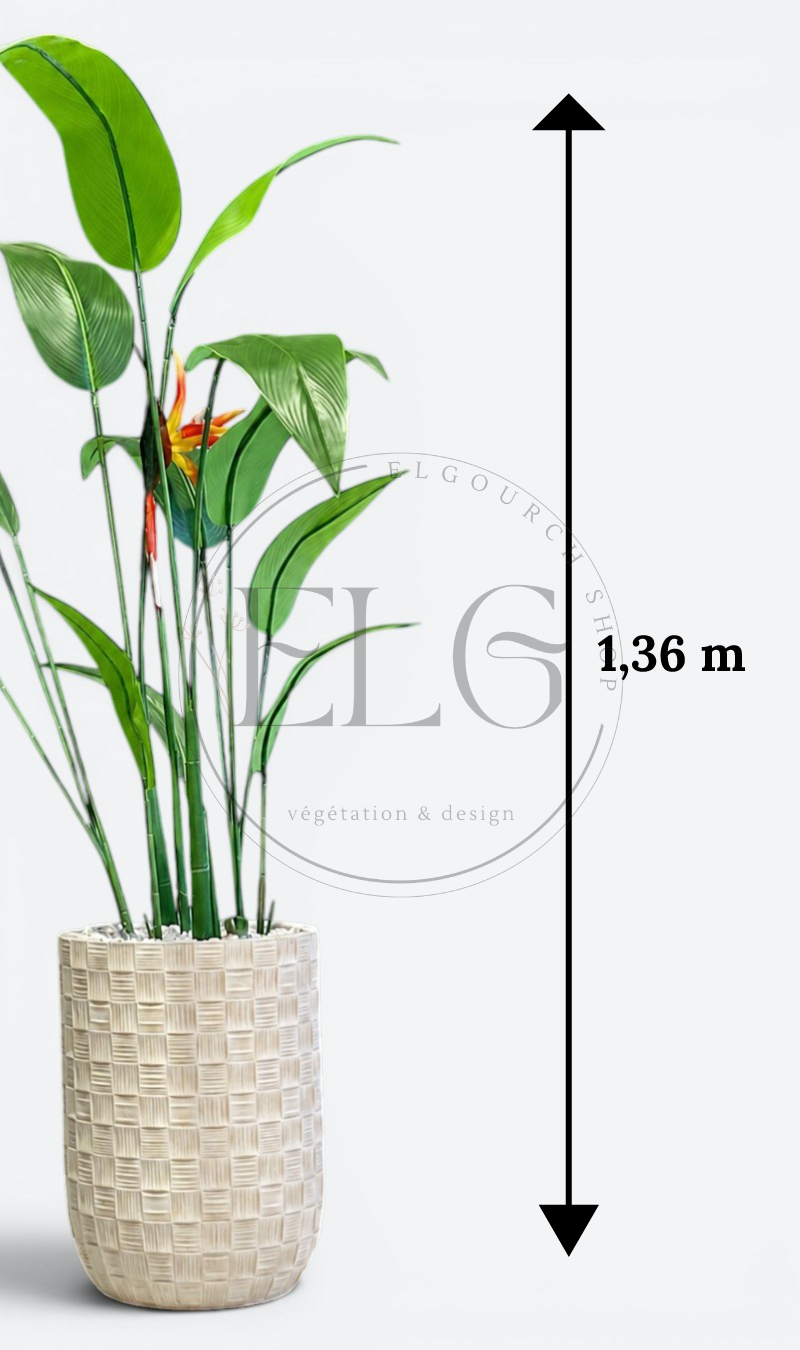 Oiseau de paradis - plante artificielle