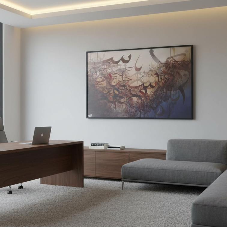 Calligraphie arabe contemporaine